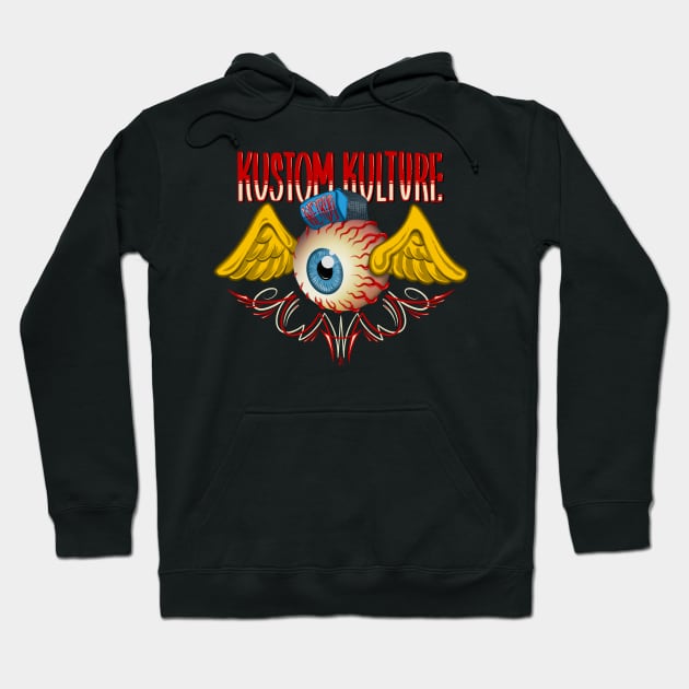 Kustom kulture Hoodie by Il villano lowbrow art